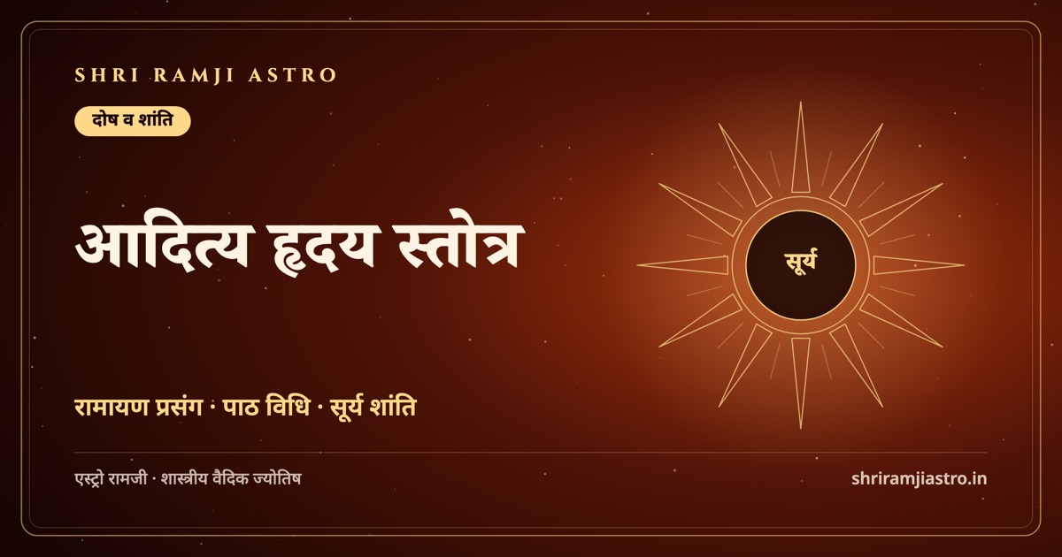 आदित्य हृदय स्तोत्र