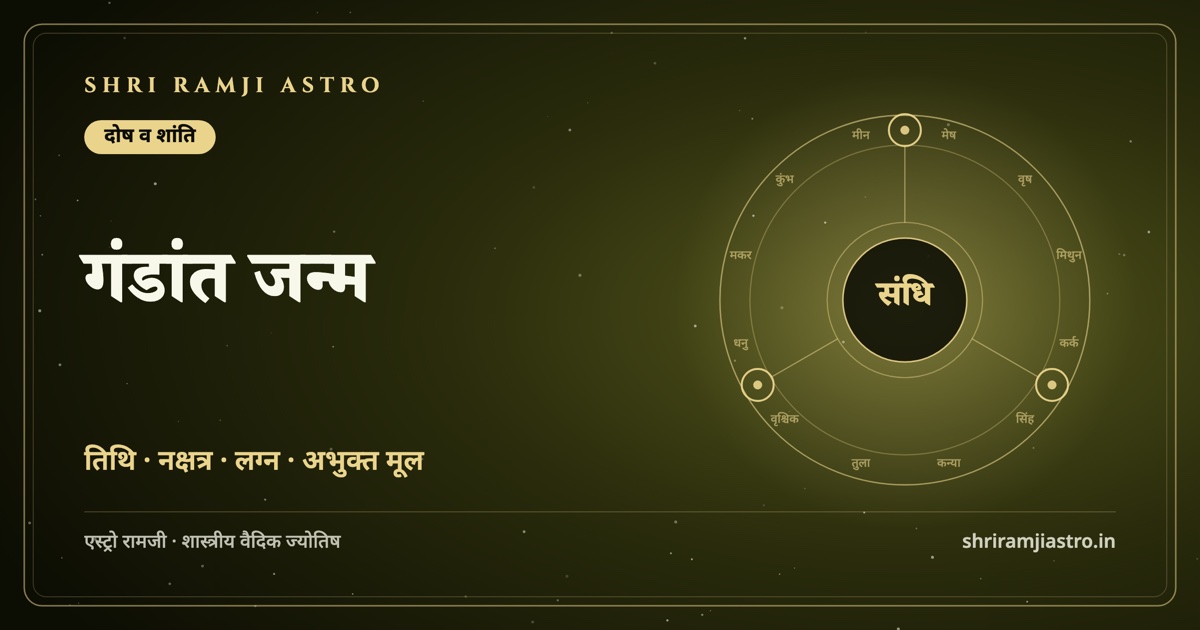गंडांत जन्म